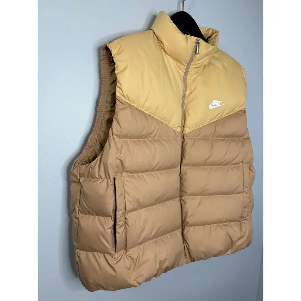 Nike Sportswear Therma-FIT Windrunner Women's Down Vest Hemp/Sesame/White XXL